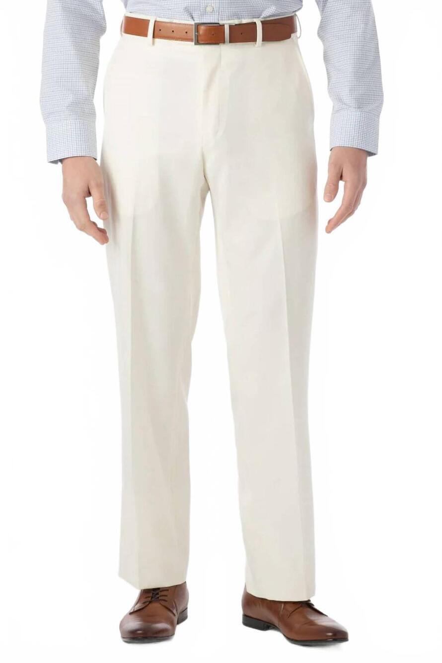 NEW BALLIN dunhill comfort eze micro nano performance gabardine trouser in oyste